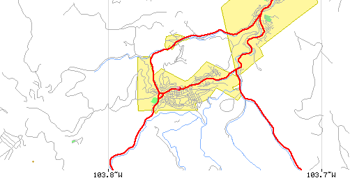 Map of Lead, SD