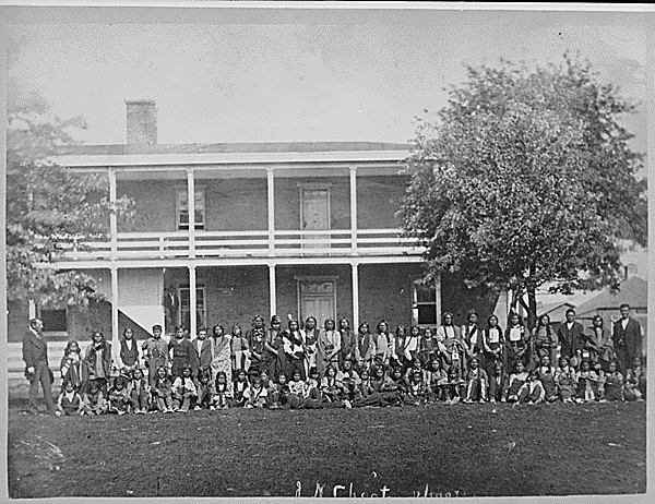 Sioux boys on arrival at Carlisle Indian School