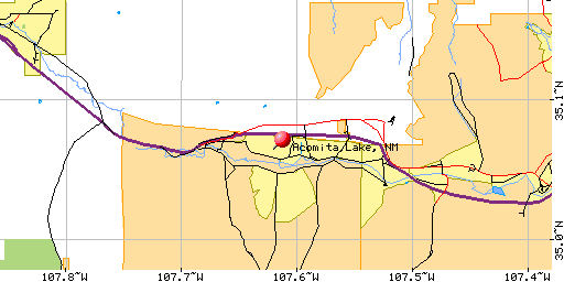 map of Acomita