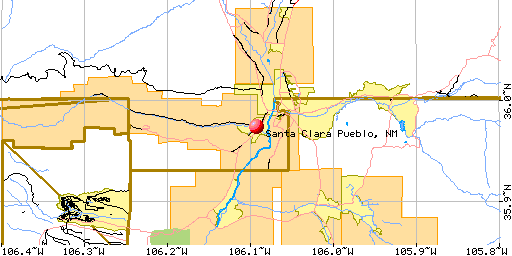 Map of Santa Clara